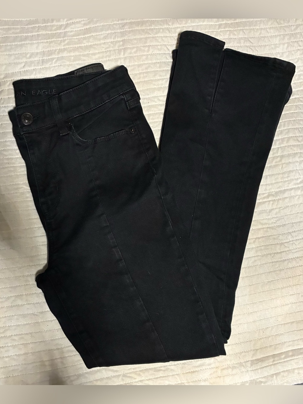 American Eagle Outfitters Black Flare Jeans